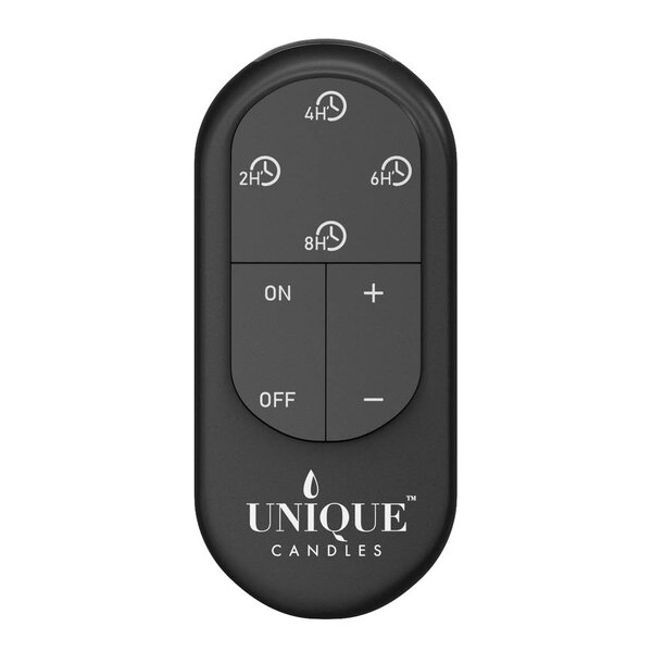Unique Fjernkontroll 2/4/6/8 timer svart 