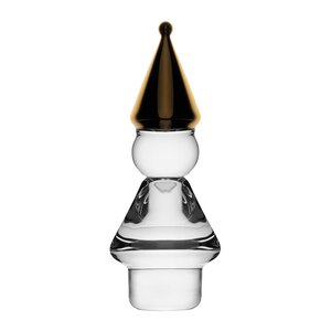 Magnor Husnisse juledekor 13,6 cm med gull lue