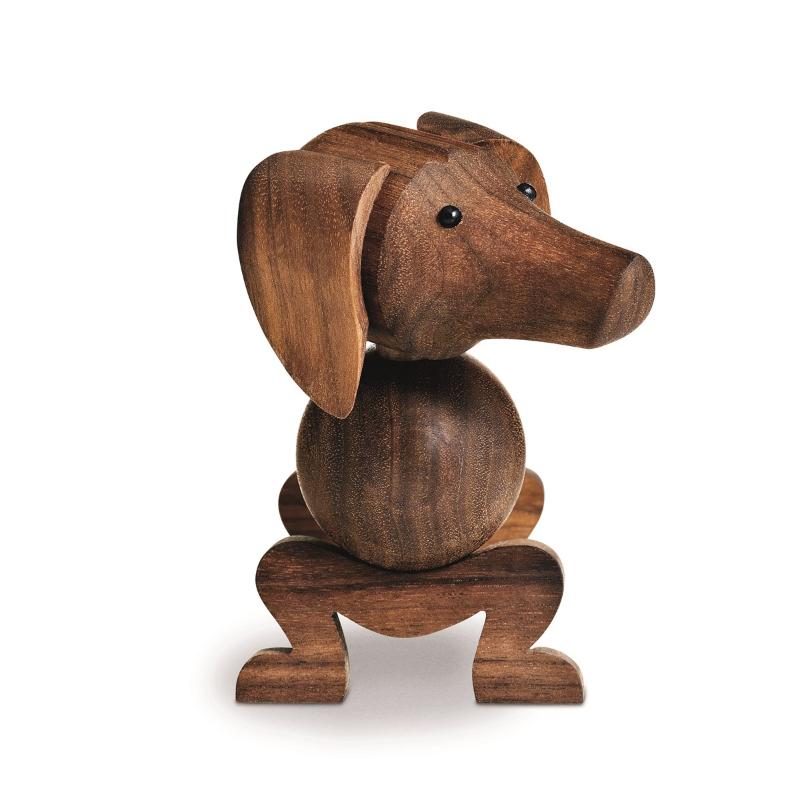 Kay Bojesen Hund valnøtt 10,5 cm