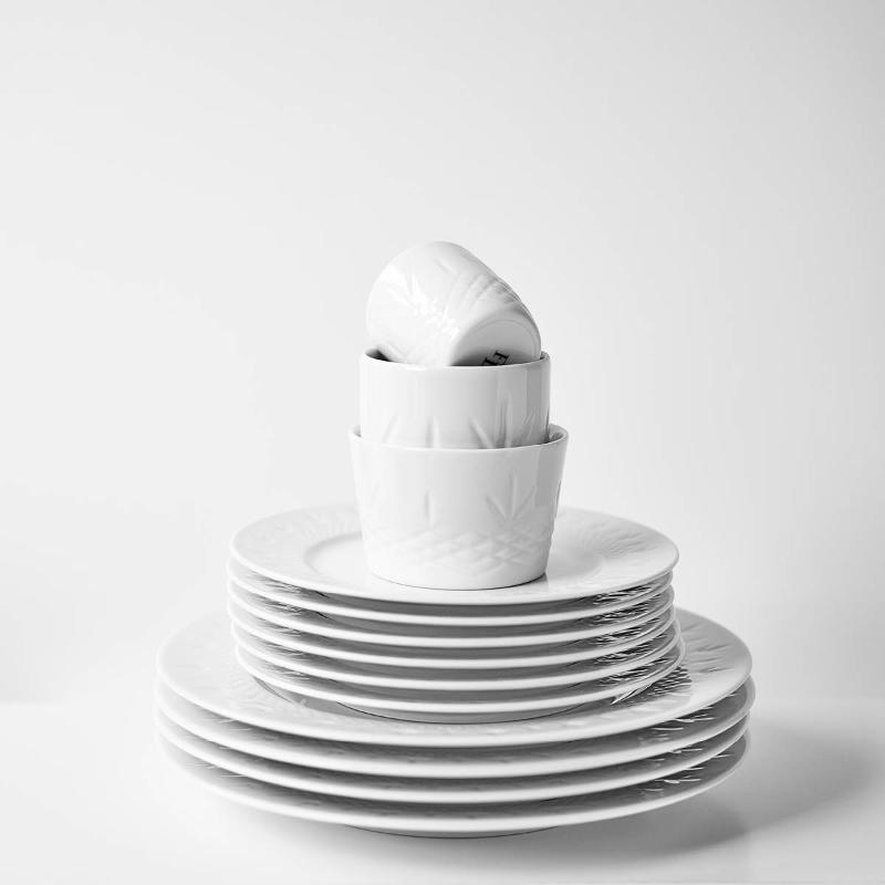 Frederik Bagger Crispy Porcelain middagstallerken 27 cm hvit