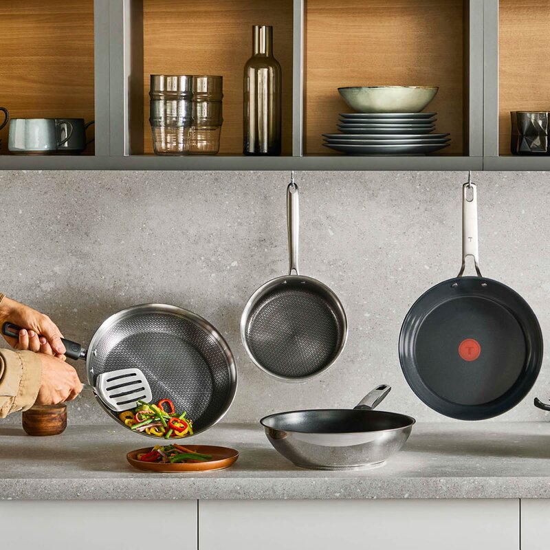 Tefal Extreme SS Ceramic stekepanne 28 cm keramisk