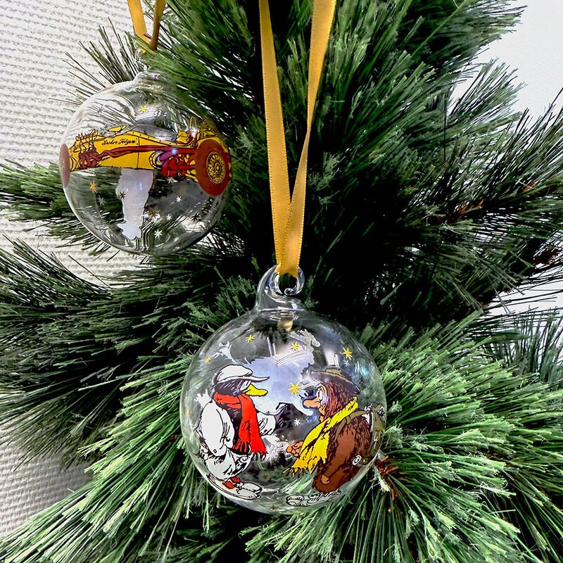 Flåklypa Flåklypa julekule 8 cm Samtalen