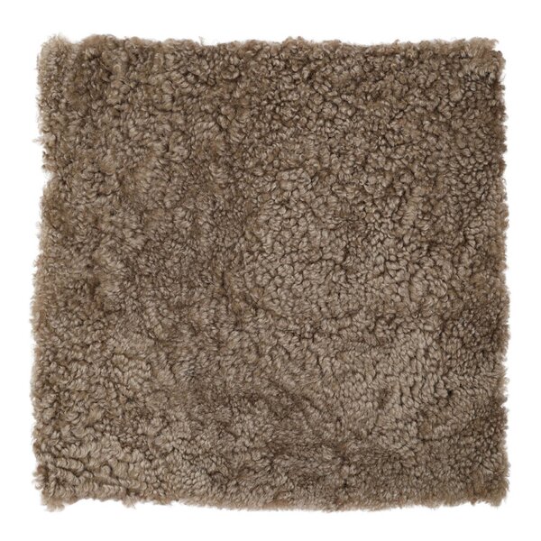 Natures collection A/S Sitteunderlag new zealand kort ull 40x40 cm sahara