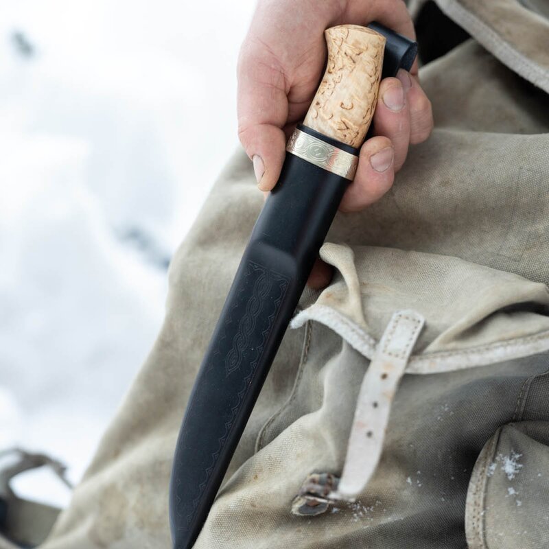 Brusletto Storbukken masur allroundkniv 27 cm masurbjørk