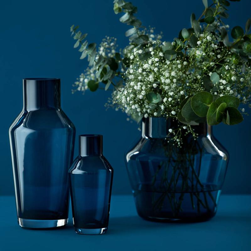Magnor Symre vase 28 cm blå