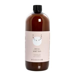 Simple Goods Geranium refill håndsåpe 1000 ml lys rosa