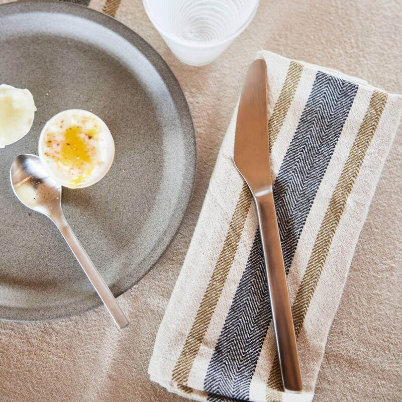 OYOY Linu serviett 45x45 cm 2 stk black