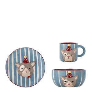 Bloomingville MINI Party servisesett 3 deler katt