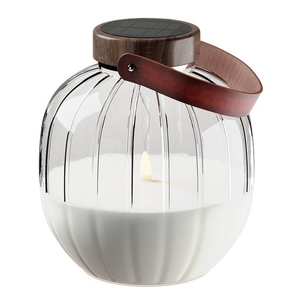 DeluxeHomeart LED glass lanterne 20 x 20 cm solcelledrevet