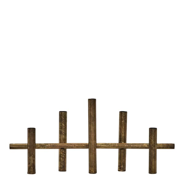House Doctor Maxi lysestake i jern 45x20 cm antikk messing