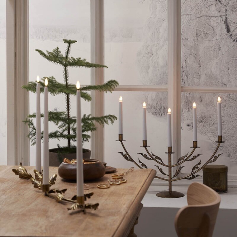 Star Trading Grace adventsstake 5 armer messing