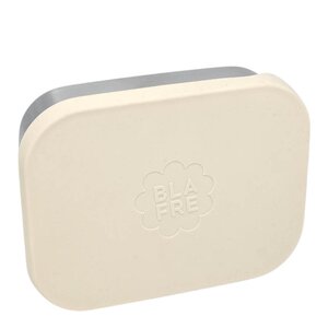 Blafre Matboks stål 3 rom 17x13x5 cm beige