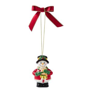 Spode Christmas Tree juletrepynt Snowman Eat Ice Cream