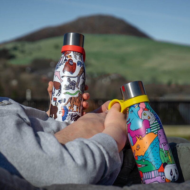 Les Artistes Bottle Up termoflaske med håndtak 28 cl hvit