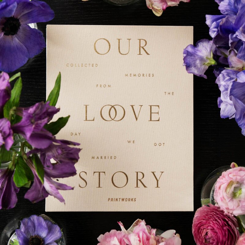 Printworks Our Love Story bryllupsjournal
