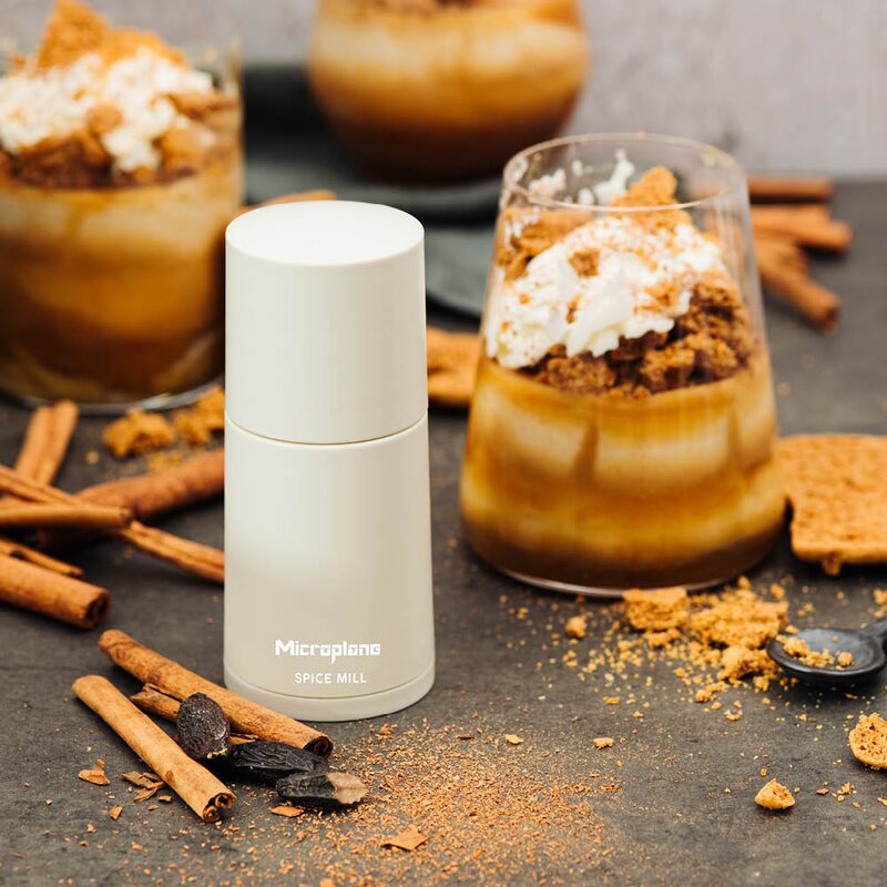 Microplane Spice Mill krydderkvern 12 cm cashmere beige