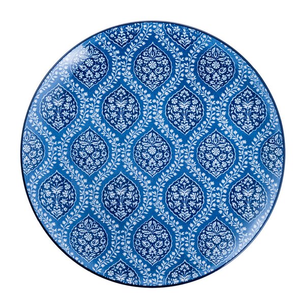 Stiernholm Sakura tallerken 26,5 cm blå/hvit