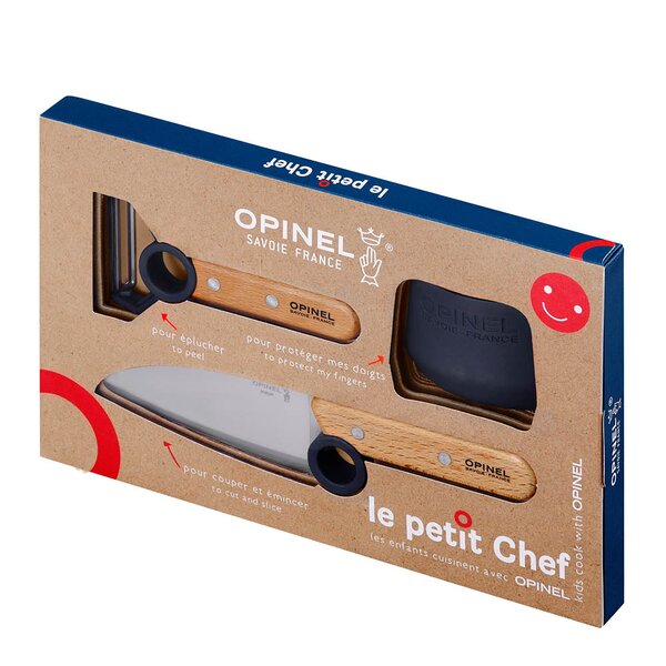 Opinel Le Petit Chef knivsett blå