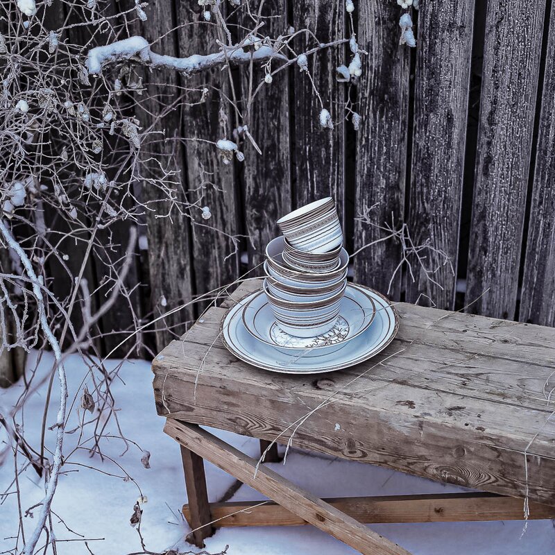 Wik & Walsøe Woodstokk tallerken 28 cm	