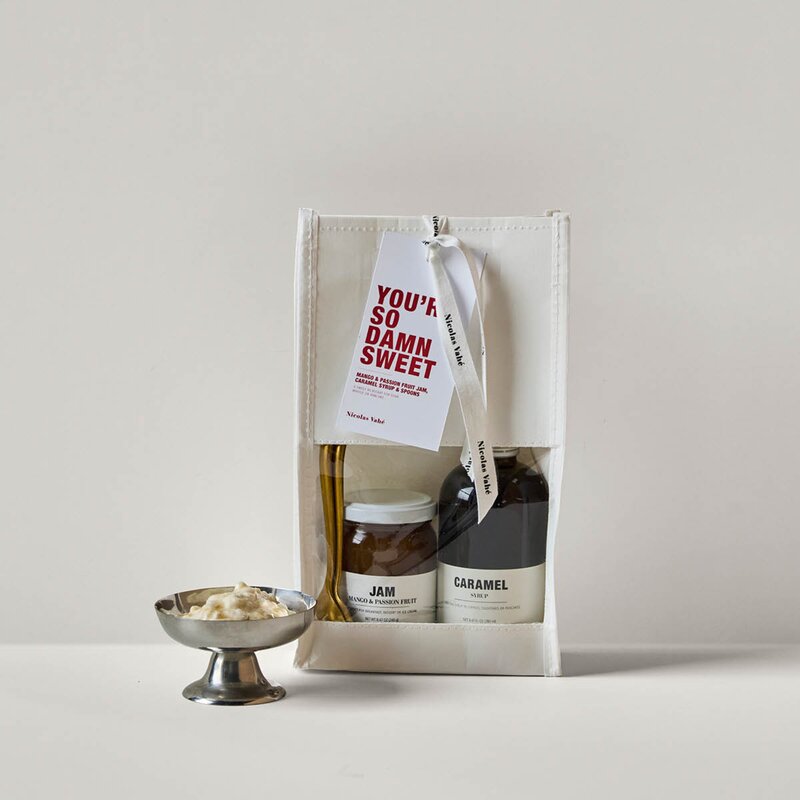 Nicolas Vahé Gavesett You-re So Damn Sweet karamellsirup og mango-pasjonsyltetøy