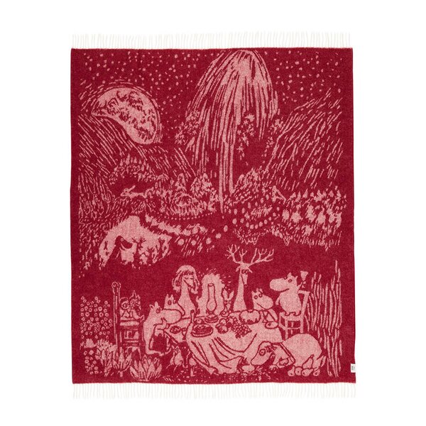MoominArabia Mummi ullpledd 130x170 cm Festlige stunder