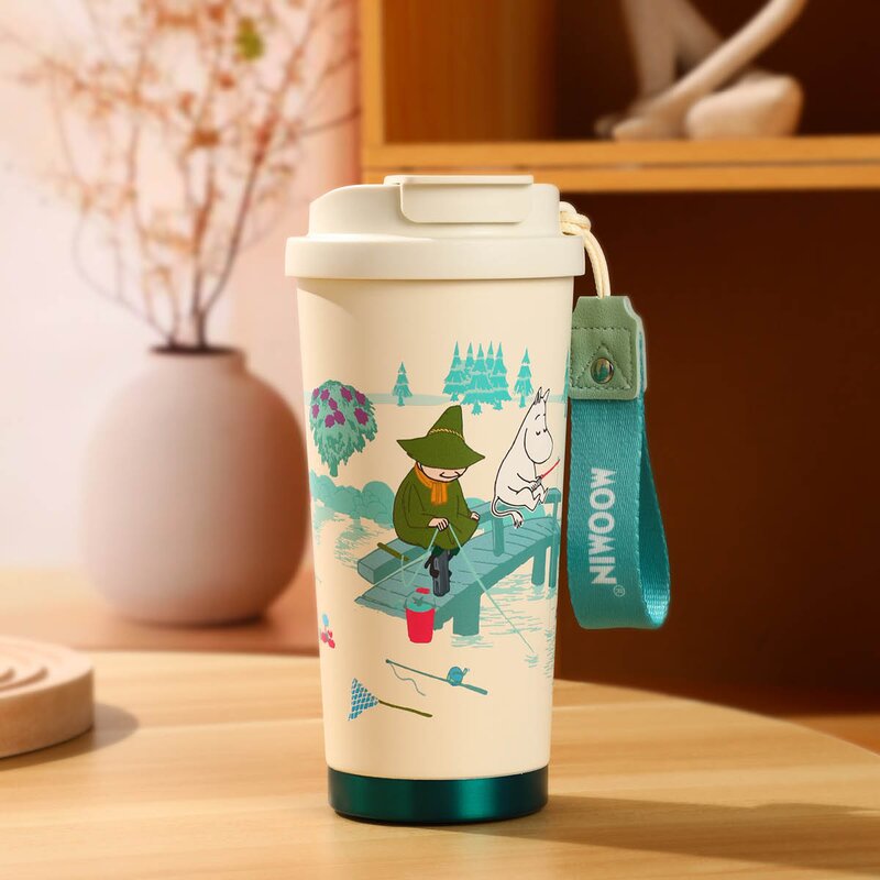 Moomin Mummi take-away termokopp 58 cl fisketur beige