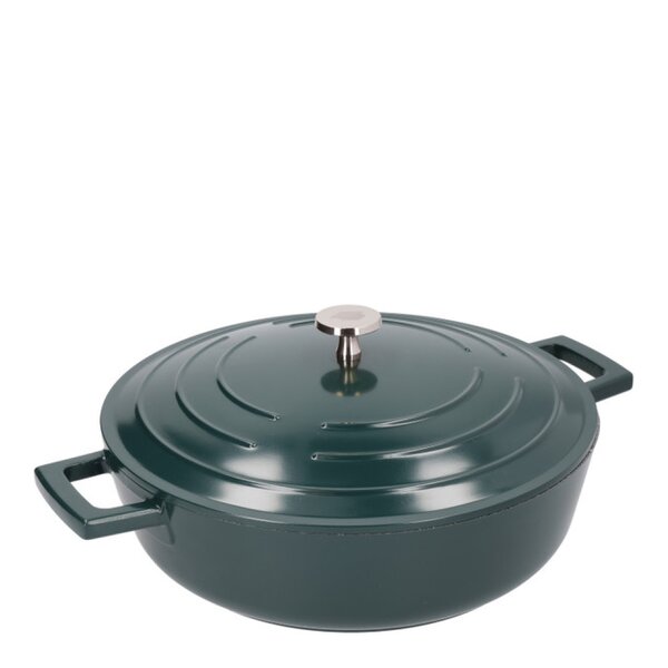 MasterClass – Cast Aluminium lav gryte 4L 29 cm hunter green