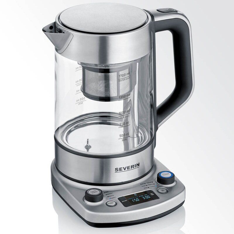 Severin Vannkoker med heis WK3422 3000W svart/sølv