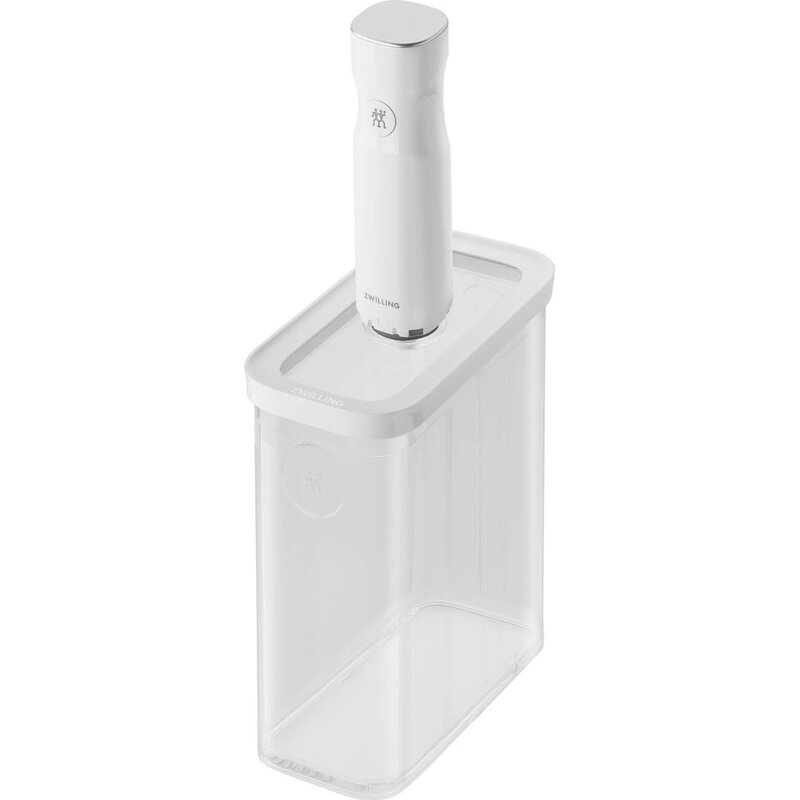 Zwilling Fresh & Save Cube rektangulær oppbevaringsboks med vakuumlokk 2,9L