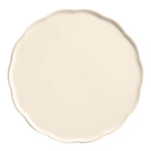 Emile Henry Madeleine serveringsfat rund 31x31 cm Cream