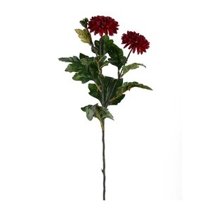 Mr Plant Krysantemum kunstig snittblomst 53 cm vinrød