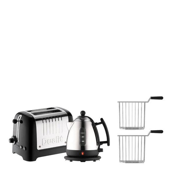 Dualit – Vannkoker 1L og brødrister svart
