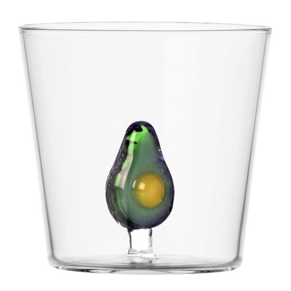 Ichendorf Milano Fruits & Flowers vannglass 35 cl avokado