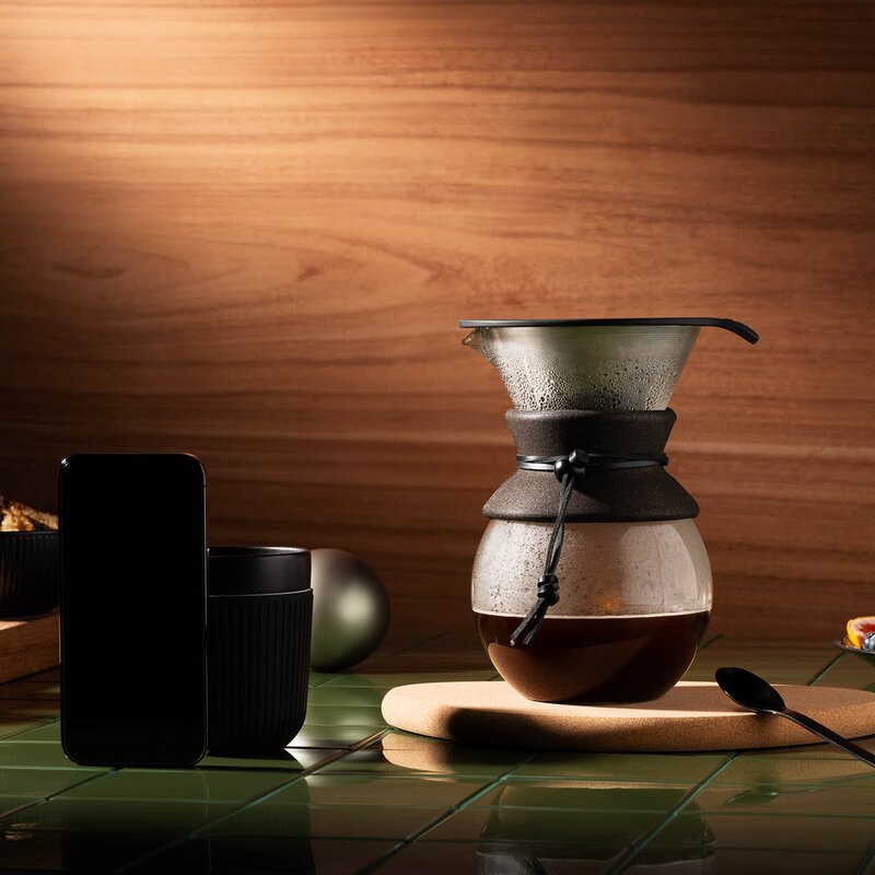 Bodum Pour over kaffebrygger 1L svart
