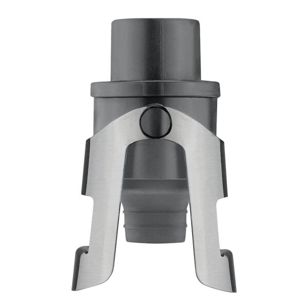 Innovine Champagnestopper i rustfritt stål 13,5x6,5 cm grafitt