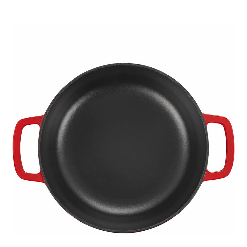 Combekk Støpejernsgryte 24 cm 3,8L cherry