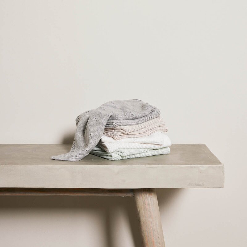 Lene Bjerre Caia oppvaskklut 28x28 cm 2 stk hvit