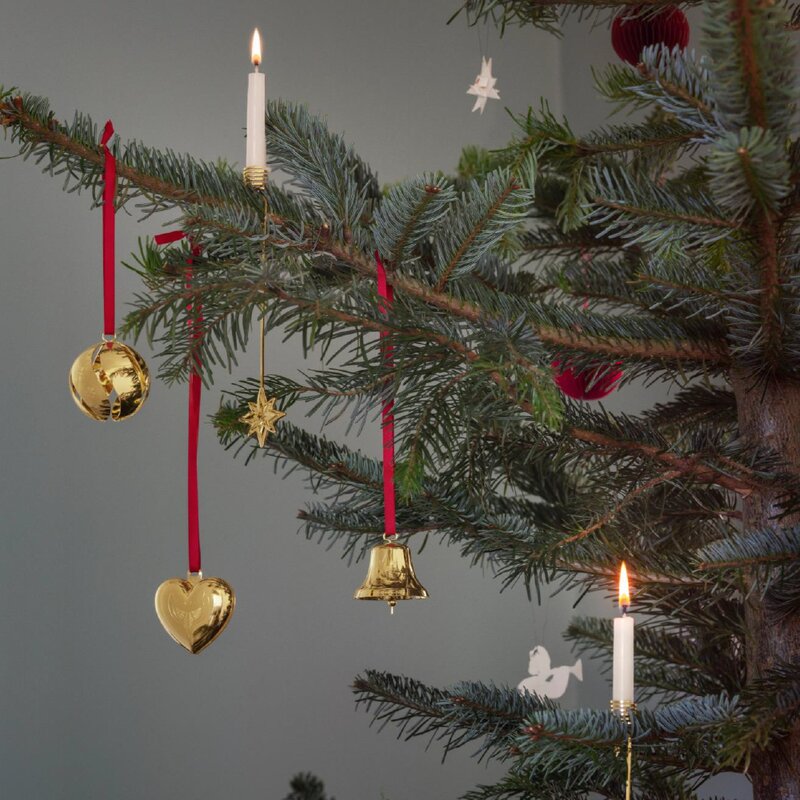 Georg Jensen Jul 2025 ornament hjerte messing