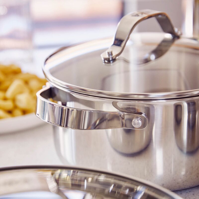 Beka Cicla gryte med lokk 2,8L 20 cm stål