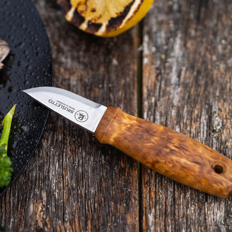 Brusletto Ustaoset allroundkniv 16 cm masurbjørk
