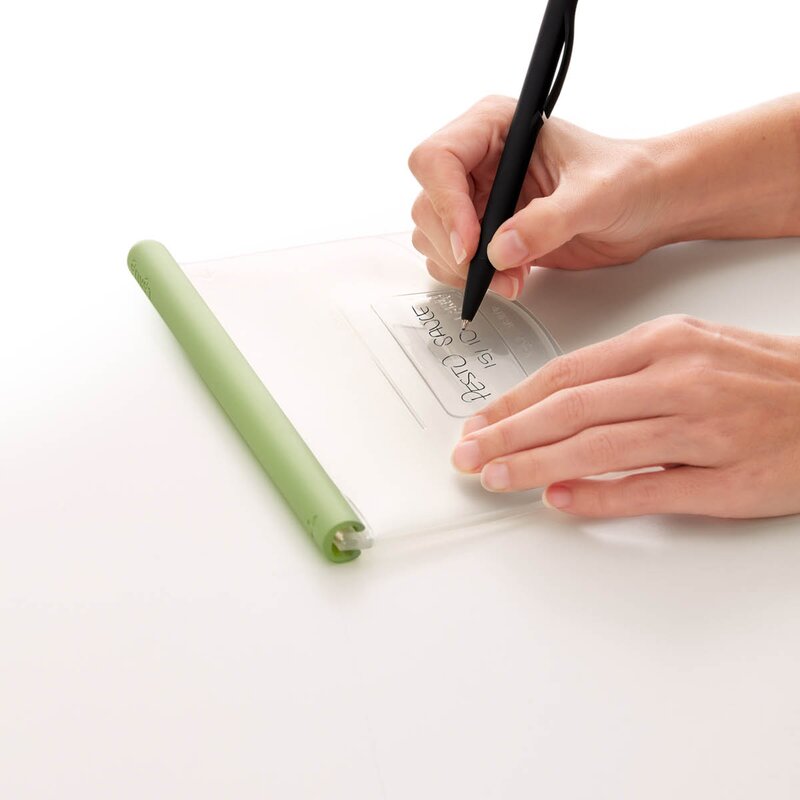 Lékué Gjenbrukbart silikonposesett 3 deler 0,5/1/1,5 L grønn