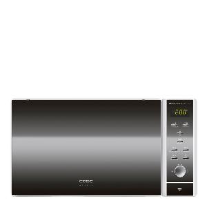 Caso Mikrobølgeovn MCG25 Ceramic Chef sølv/svart