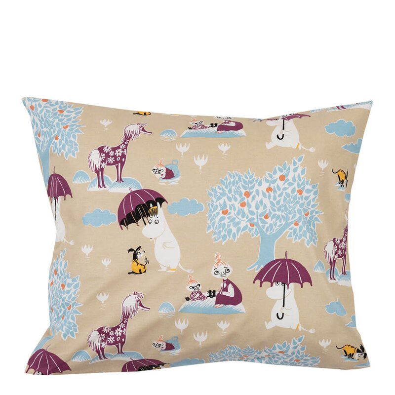 MoominArabia Mummi sengesett 140x200 cm Under paraplyen multi