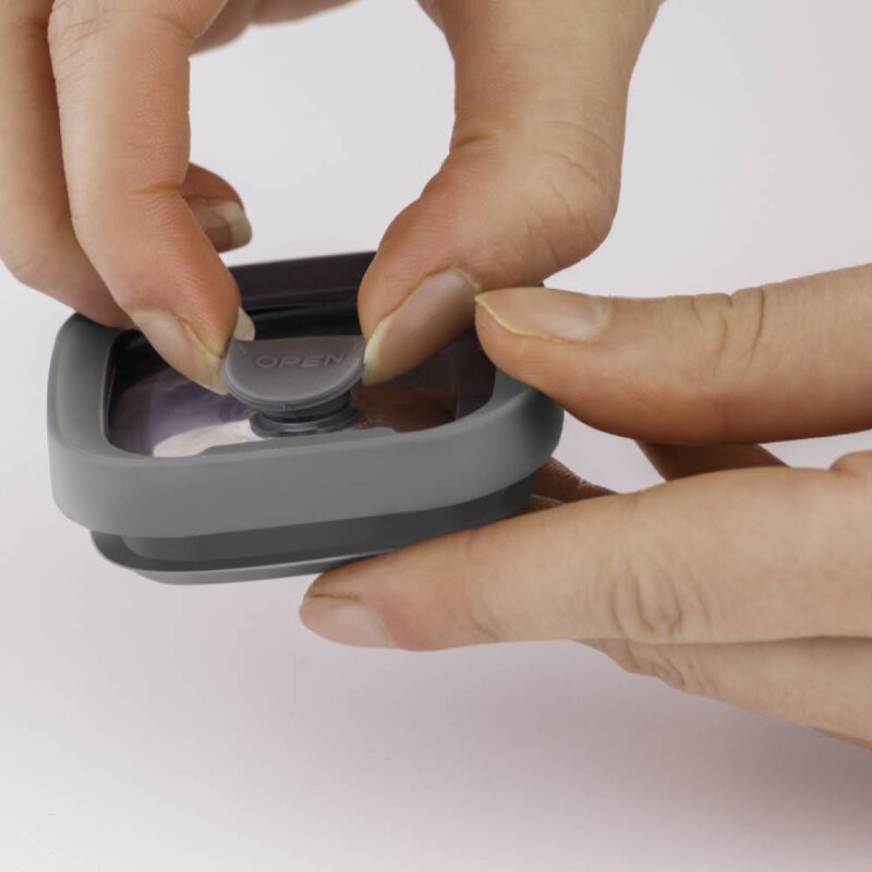 Kilner Fresh krydderkrukke 160 ml glass/grå