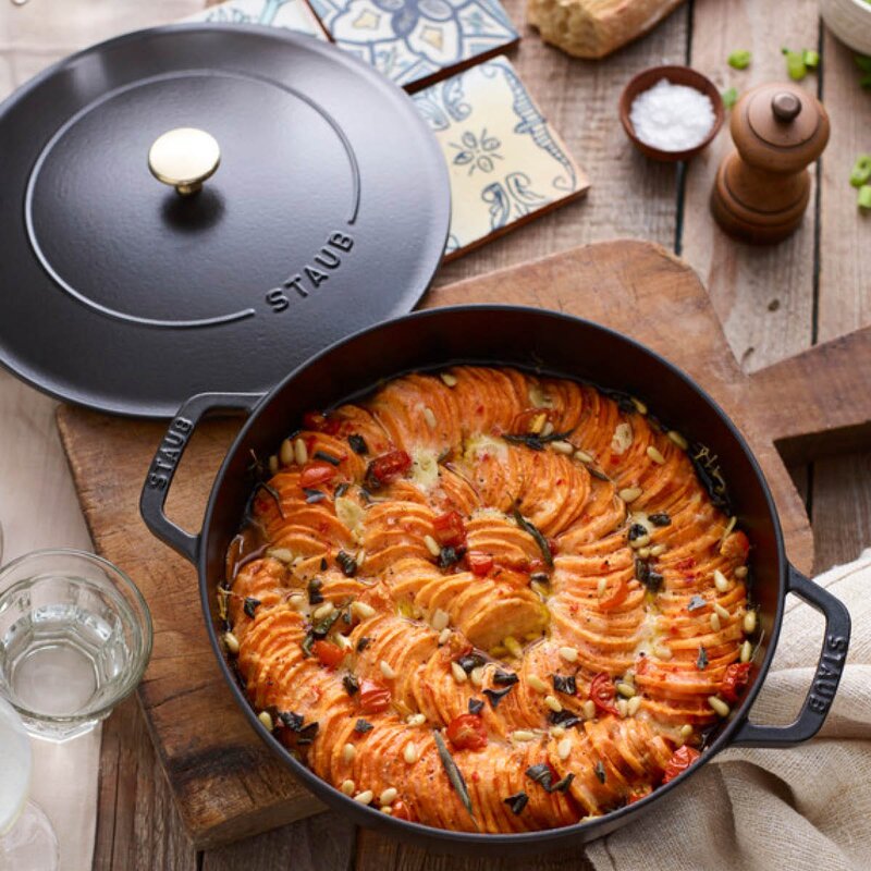 Staub Chistera sautépanne 28 cm 3,7L svart