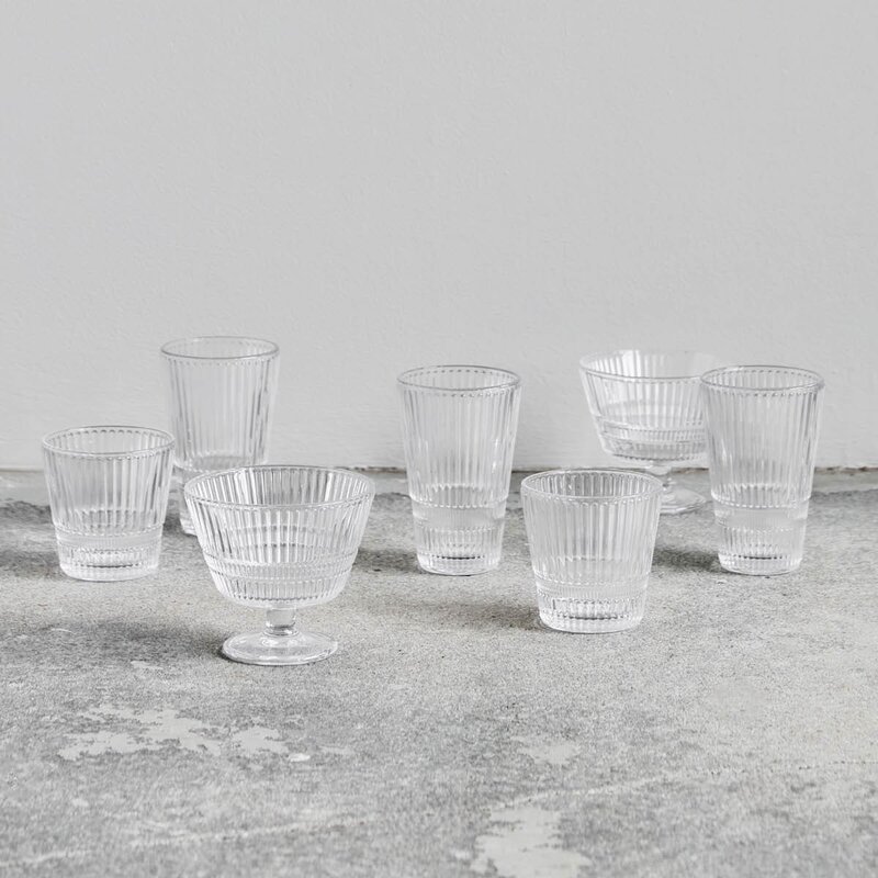 House Doctor Ølglass 7,8 cm 4 stk klar