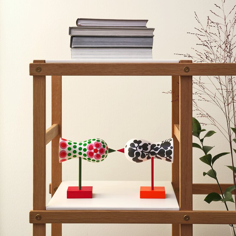 Design House Stockholm Birds 1967 no 3 16 cm hvit/svart