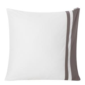 Lexington Hotel contrast putevar bomullssateng 65x65 cm hvit/charcoal
