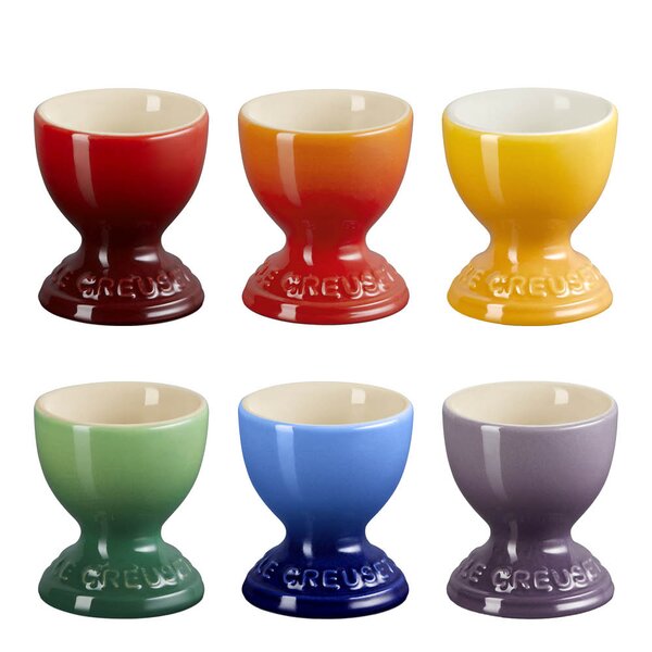 Le Creuset Rainbow eggeglasss 4 cl 6 stk 
