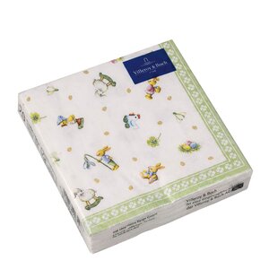 Villeroy & Boch Easter Delight servietter 33 cm 20 stk hvit/grønn